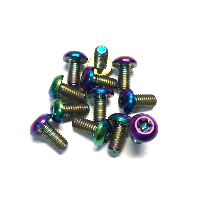 Titanium Rotor Bolt Kit 12pcs- Rainbow
